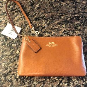 Coach wristlet with built in card holder